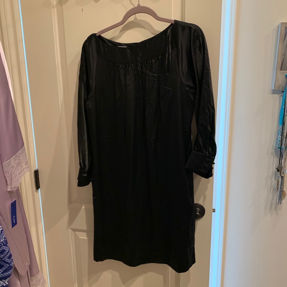 Silk knee length dress